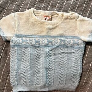 Vintage 80s Friemanit Brand Made in Israel Baby Sweater